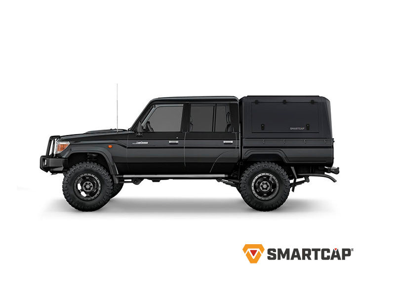 RSI SMARTCAP HARD TOP EVO LC DEFENDER /LAND CRUISER  (NO GLASS) - TOYOTA LAND CRUISER DOUBLE CAB SB-5'  1997-2020  NERO OPACO