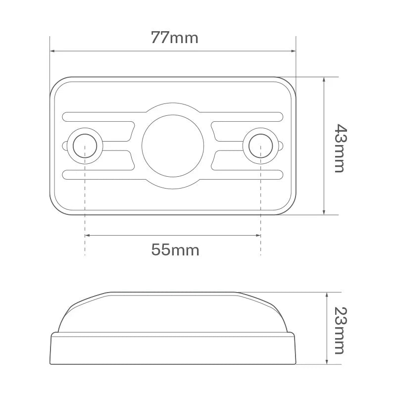 LED Autolamps - Lampada di sicurezza 12/24V