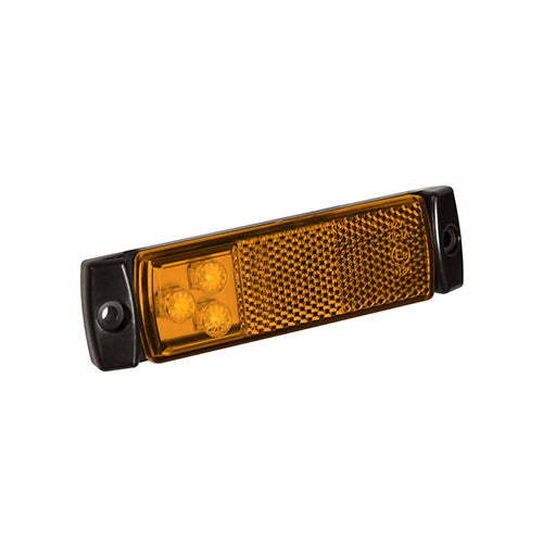 Tralert LED Autolamps - Fanale di segnalazione a LED ambra | 12-24v | 50 cm. di cavo