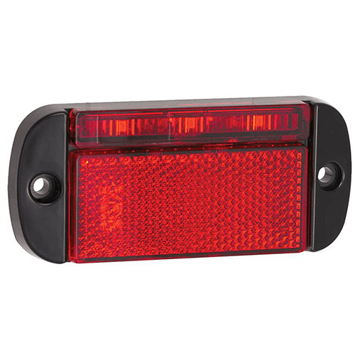 Tralert LED Autolamps - Fanale di segnalazione a LED rossa | 12-24v | 40 cm di cavo