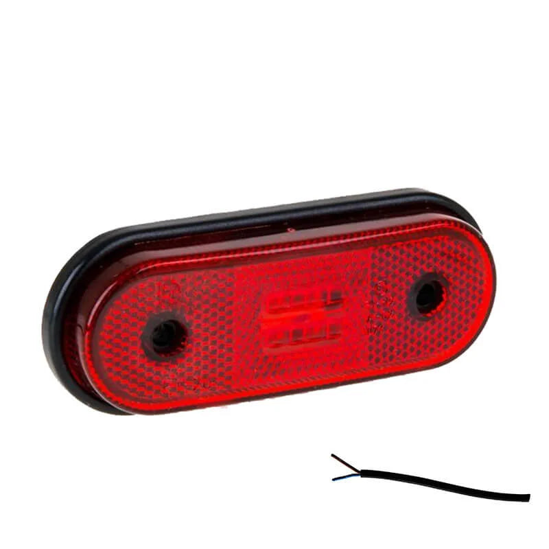 Tralert Fristom -  Fanale di segnalazione a LED rossa | 12-24v | Cavo da 50 cm