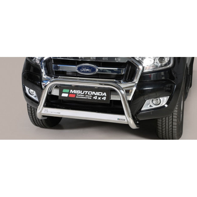 Bull Bar Ford Ranger 2016-2018-Protezione Fuoristrada Ford Ranger-Misutonida 4x4 Italy
