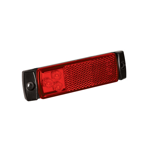 Tralert LED Autolamps - Fanale di segnalazione a LED rossa | 12-24v | 50 cm. di cavo