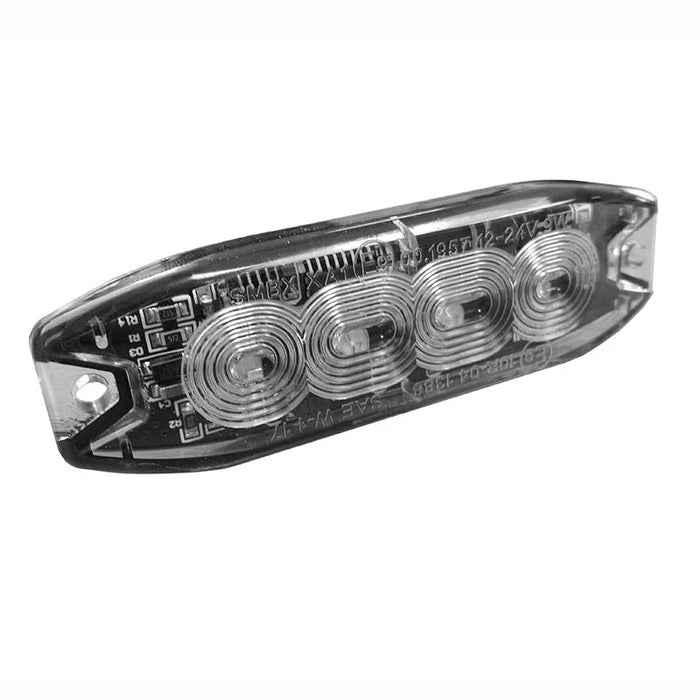 R65 -TRALERT - Torcia LED 4 LED | R65 | slimline | ambra | 10-30v