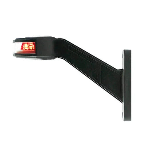 LED Autolamps - Sinistra | fanale frontale a LED | 12-24v | 30 cm. di cavo | rosso/bianco/ambra