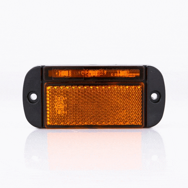 Tralert LED Autolamps - Fanale di segnalazione a LED ambra | 12-24v | 40 cm di cavo