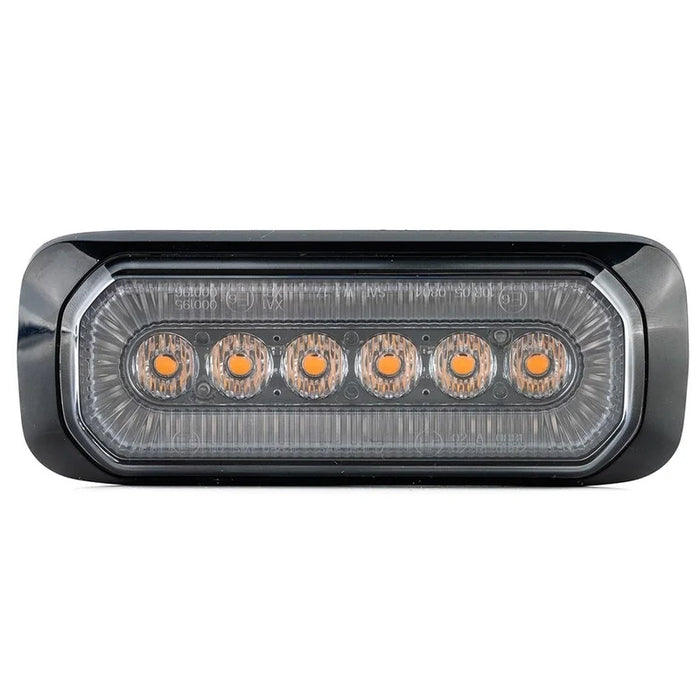 TRALERT - Flash LED R65 + anello Halo, ambra/bianco 12-24v
