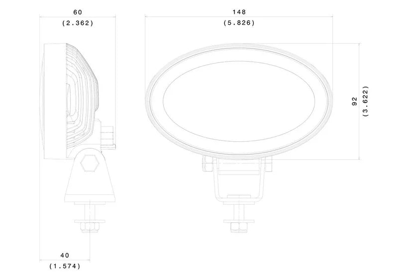 Vignal Group - Faro da lavoro a LED ABL | 2000 lumen