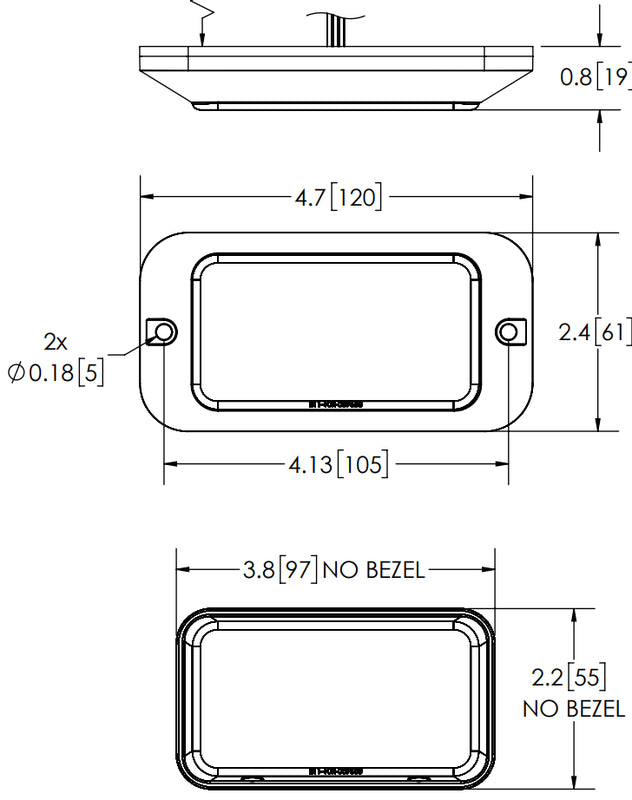 ECCO ESG -  Faretto LED | R65 | ambra + bianco (diviso) 8-LED | 12-24v