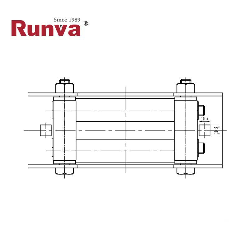 STAINLESS STEEL ROLLER GUIDE FOR 4500lbs