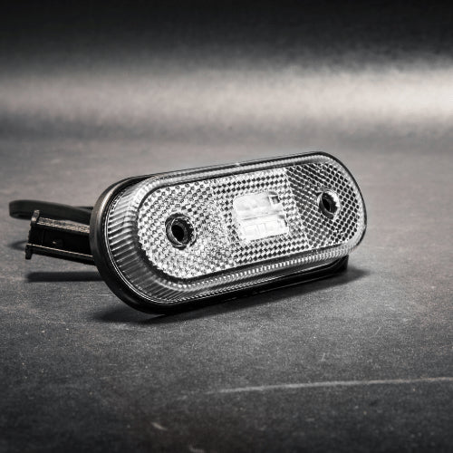 Tralert Fristom - Fanale di segnalazione a LED bianca | 12-24v | 50 cm. di cavo