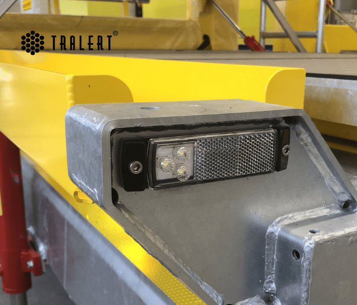 Tralert LED Autolamps - Fanale di segnalazione a LED bianca | 12-24v | 50cm. di cavo