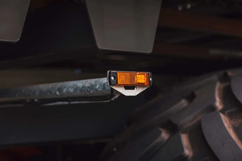 Tralert Fristom - Fanale di segnalazione a LED ambra | 12-24v | 50 cm di cavo