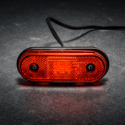 Tralert Fristom -  Fanale di segnalazione a LED rossa | 12-24v | Cavo da 50 cm