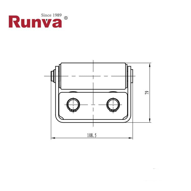 STAINLESS STEEL ROLLER GUIDE FOR 5000lbs