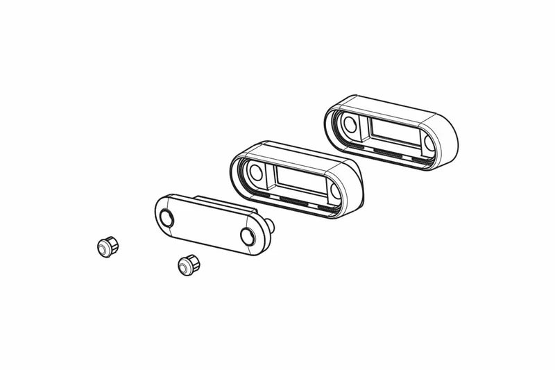 Tralert Fristom - Fanale di segnalazione scura rossa | 12-24v | 0,15 m di cavo