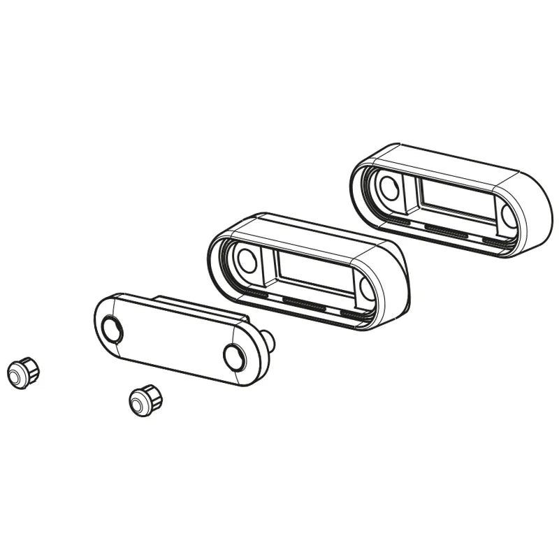 Tralert Fristom - fanale di segnalazione a LED Ambra | 12-24v | 50 cm. di cavo