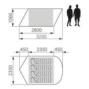 Dometic Reunion FTG 4X4 REDUX - Tenda gonfiabile 4 persone