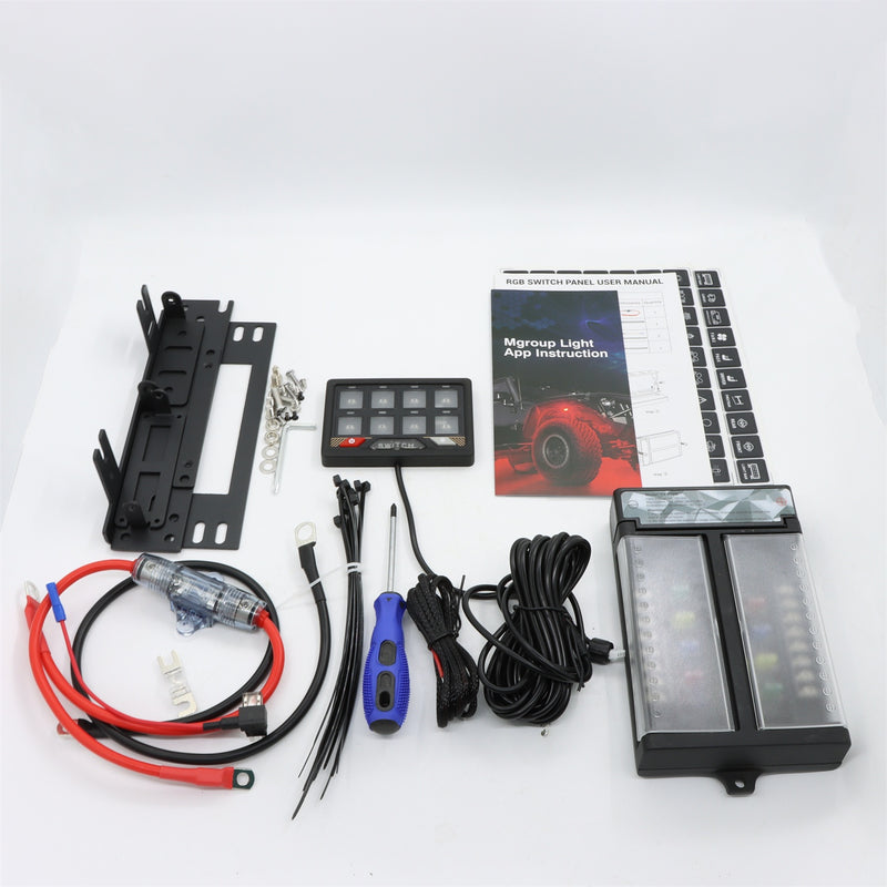 Pulsantiera Elettronica auto e barche 8 Posizioni