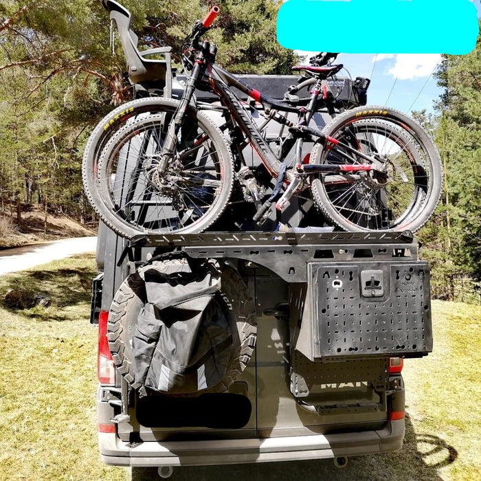 Koru Soluciones Supporto Fisso su baule da trasporto per 2 Biciclette