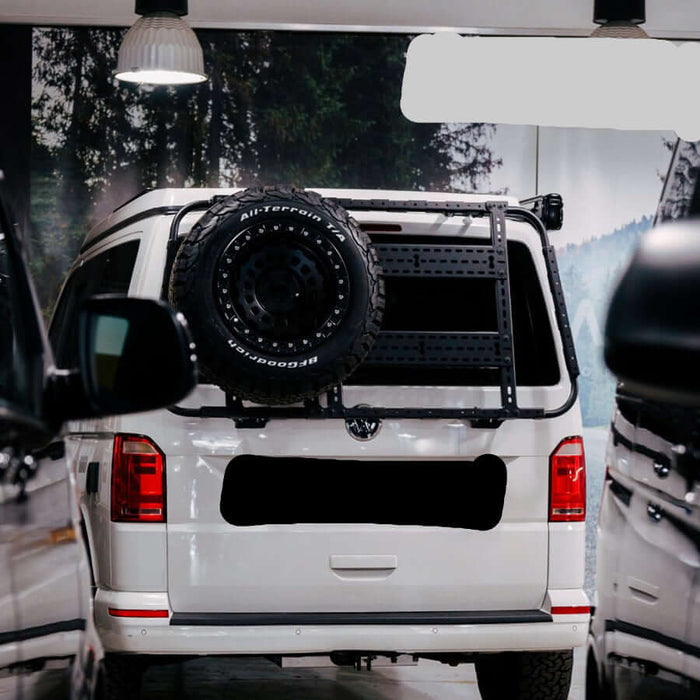 Koru Soluciones per VW T6 Supporto Ruota e Accessori per Portellone a Sollevamento Verticale