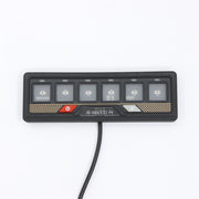 Pulsantiera Elettronica auto e barche 6 POSIZIONI