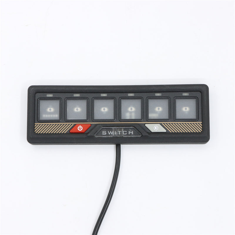 Pulsantiera Elettronica auto e barche 6 POSIZIONI