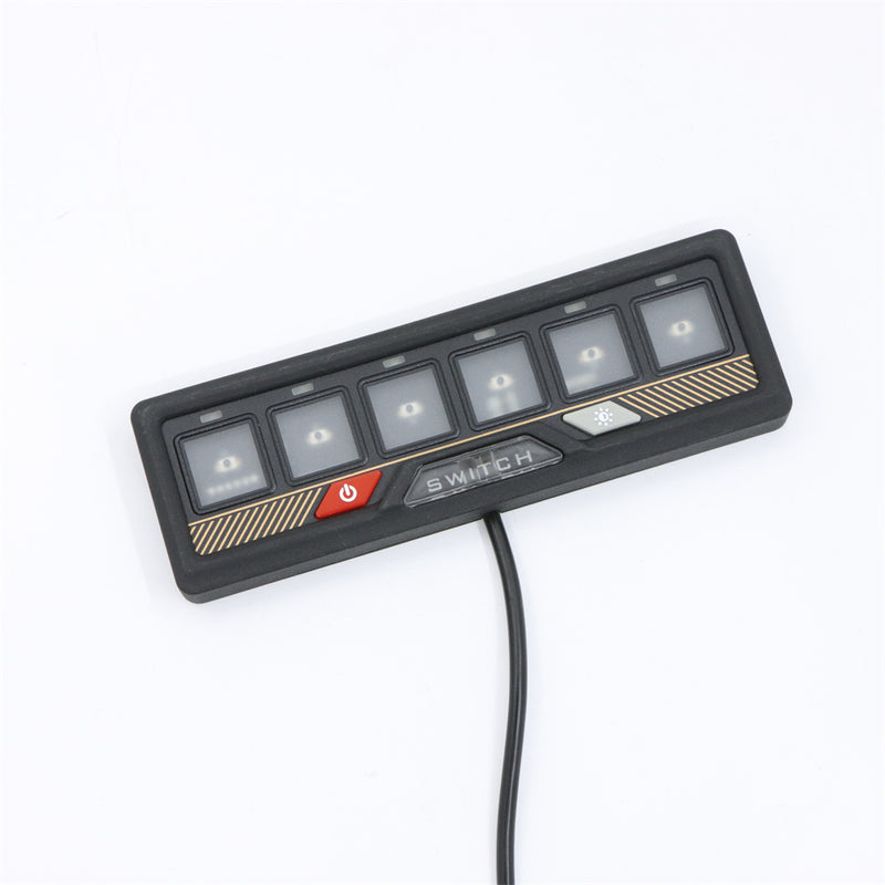 Pulsantiera Elettronica auto e barche 6 POSIZIONI