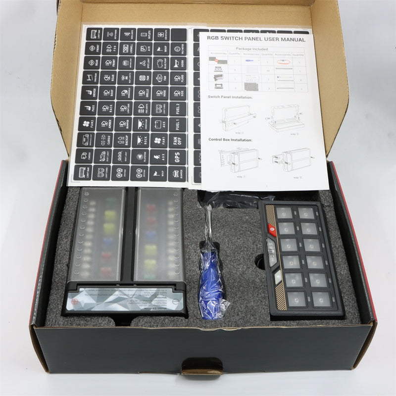 Pulsantiera Elettronica auto e barche 12 Posizioni