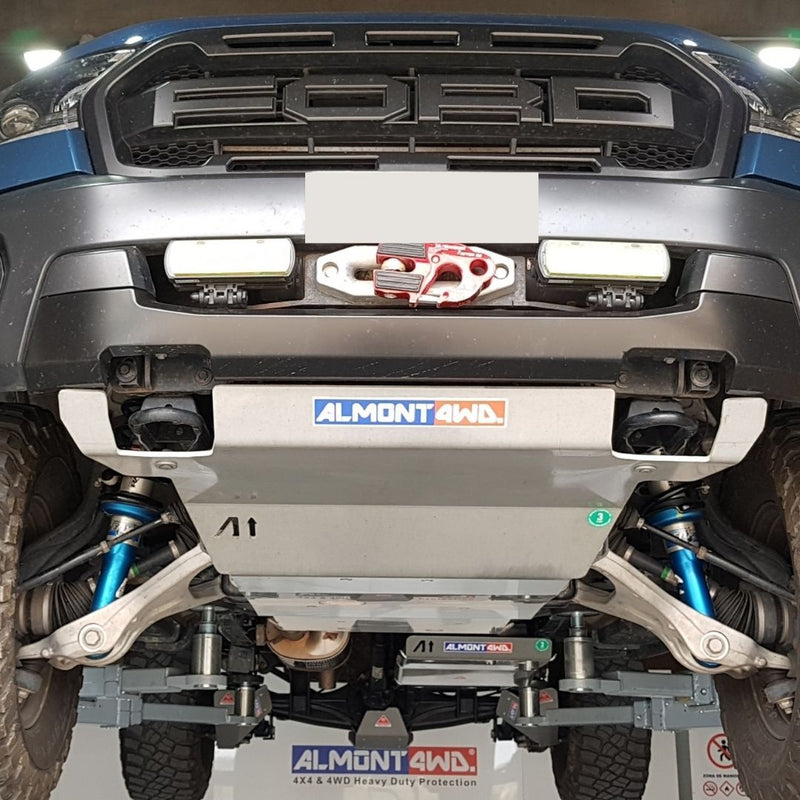 FORD RANGER RAPTOR 2019-2022 2.0Bi-Turbo 440-Piastra paramotore anteriore