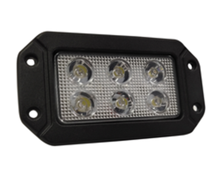 FOCO LED RECTANGULAR 18W - LUCES DE TRABAJO -