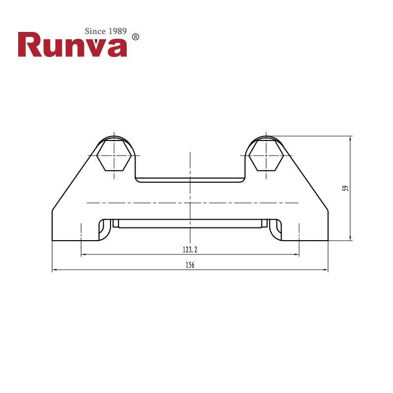 STAINLESS STEEL ROLLER GUIDE FOR 2000 to 3500lbs