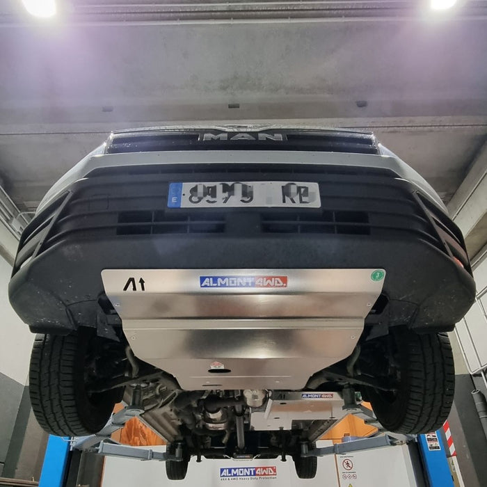VOLKSWAGEN VW CRAFTER / MAN TGE 4X4 2019> 392-Piastra paramotore anteriore per paraurti originale