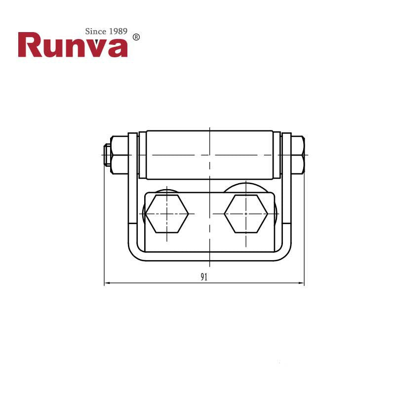 STAINLESS STEEL ROLLER GUIDE FOR 2000 to 3500lbs