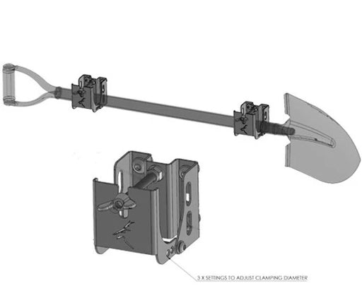 Supporto per pala per Rhinoman Hardtop XTXP
