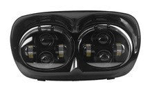 DOUBLE FRONT LED HEADLIGHT FOR MOTORCYCLE/CAR LED FOR HARLEY DAVIDSON ROAD GLIDE 04-13