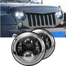 FARO LED 7" CON MEDIO HALO - 60W - CROMADO