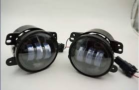 SET FRONT LED ANTI-FOG LIGHTS -30W- BLACK -