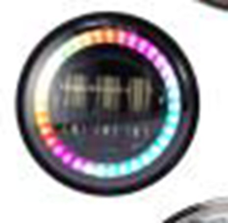 30W LED HEADLIGHT SET WITH HALO AND FOG LIGHT - CHROME -