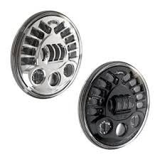 5.75" LED FRONT HEADLIGHT with Gravity Sensor for motorcycle and car - CHROME -