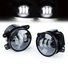 SET FRONT LED FOG LIGHTS 30W - CHROME -