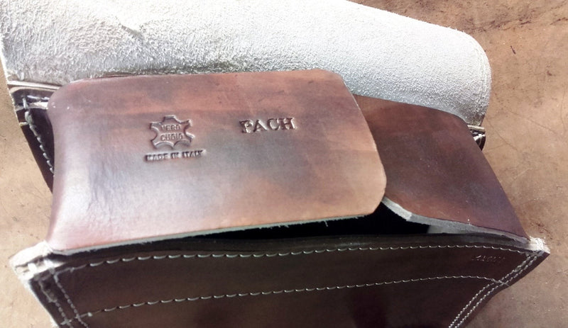 BOLSA CHOPPERS LATERALES HARLEY SOFTAIL "PACH" - PIEL - LADO IZQUIERDO -