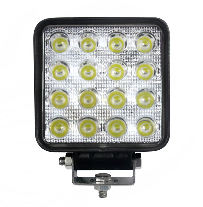 FOCO LED CUADRADO PARA JEEP WRANGLER - 48W -