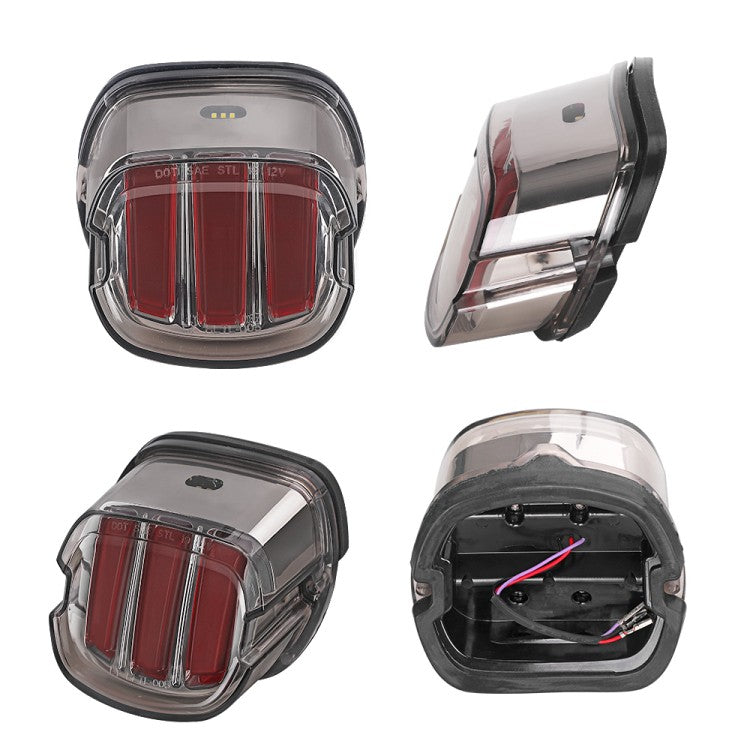 REAR LIGHT FOR HARLEY DAVIDSON - CHROME BACKGROUND -