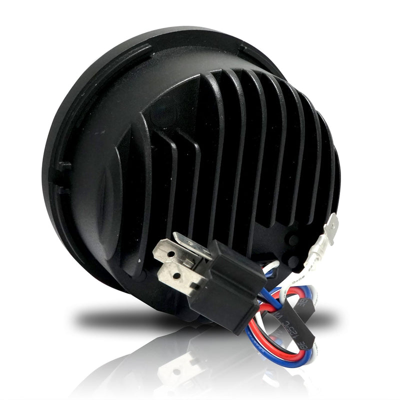 4.65" FRONT LED LIGHT SET - FOR FAT BOB - CHROME -