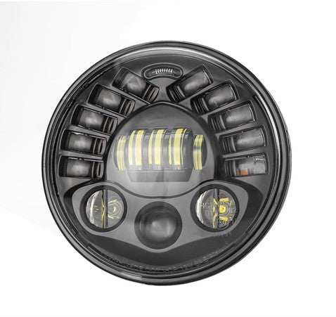 7" LED HEADLIGHT WITH DIRECTION FUNCTION 7" - BLACK BACKGROUND -