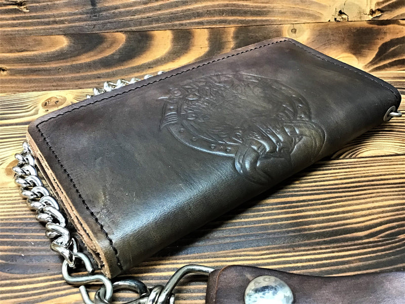 BILLETERA "PACH" LÍNEA BILLETERA BIKER PARA HOMBRE-CRAZY CHOPPER-