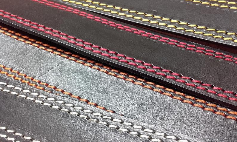 CINTURÓN DE PIEL VAQUETA "PACH" PARA HOMBRE