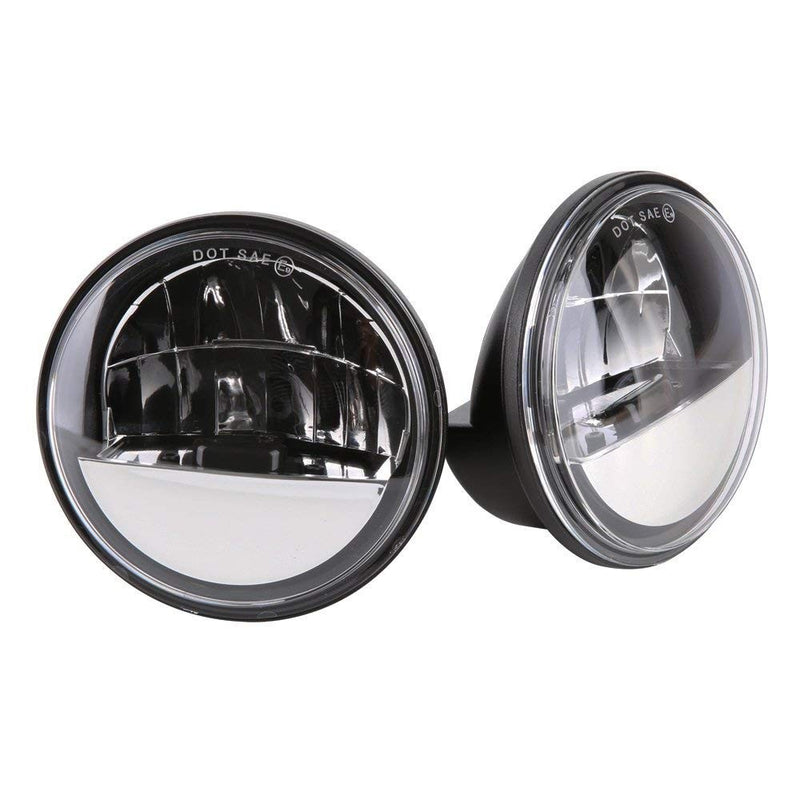 SET FARETTI LED RETROILLUMINATI - 4,5" -VINTAGE