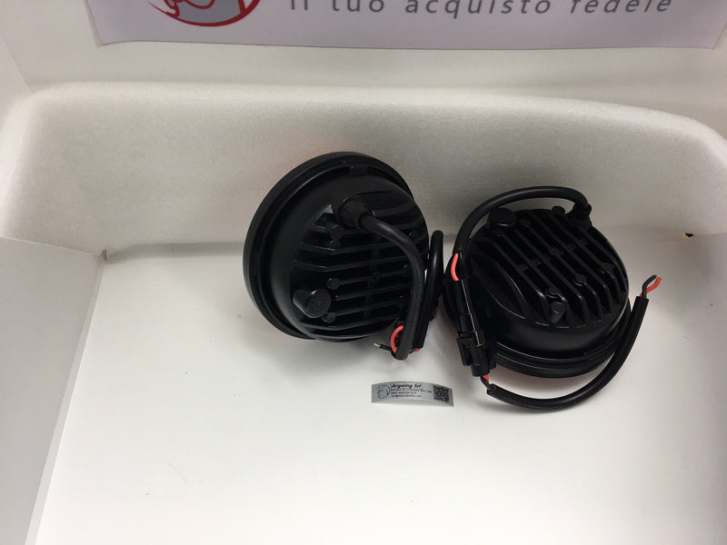 SET OF FRONT LED ANTI-FOG LIGHTS - 4.5" ORANGE -